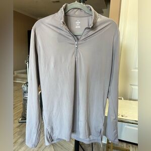 Under Armour Men's Light Gray Zip-Up Sweater